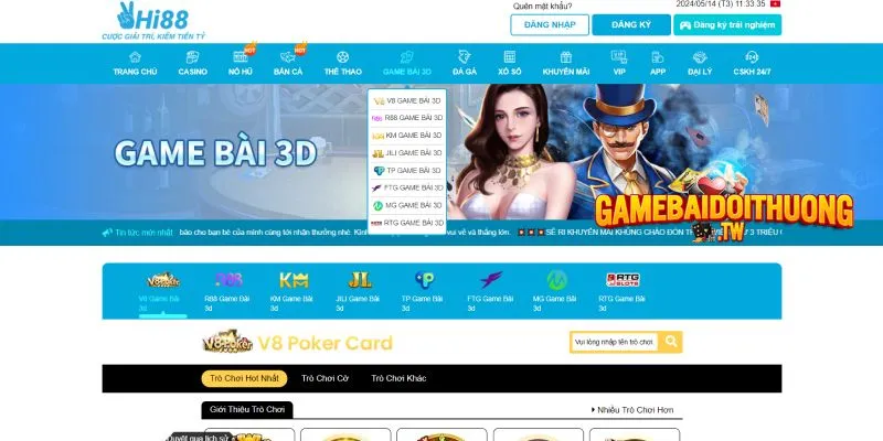 Hi88 cung cấp chế độ chơi thử game bài free