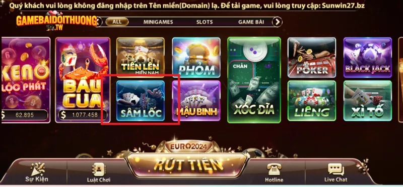 Tìm hiểu về game bài đổi thưởng Sâm Lốc Sunwin